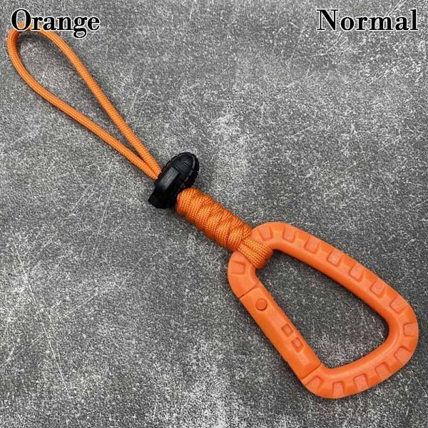 Attach quickdraw Shackle Karabiner Clip ORANGE NORMAL NORMAL Orange Normal-Normal