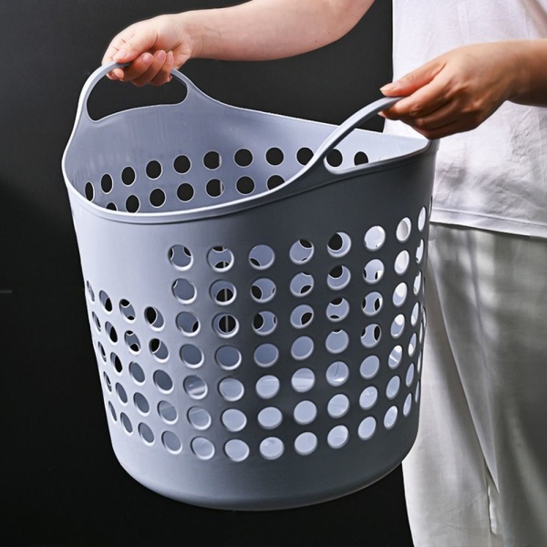 Pyykkikori Taitettava kylpyhuoneen pyykkikori GREY M grey M