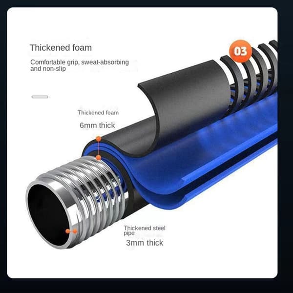 Automatisk Rebound Aabdominal Wheel Roller Wheel BLÅ blue