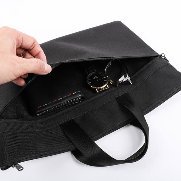 Dokumenttaske Arkivtaske SORT Black