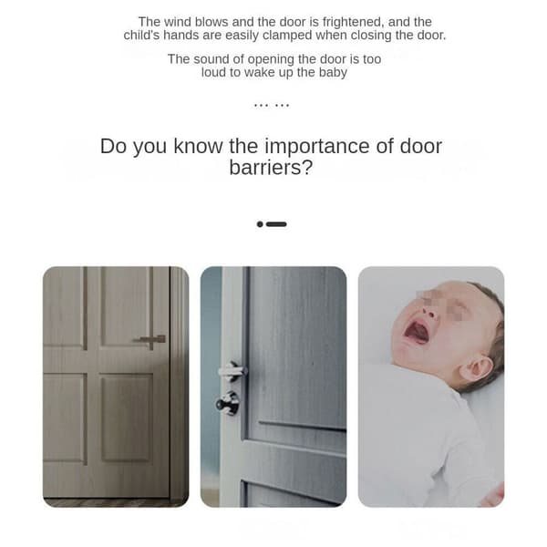 2 Stk Dørstopper Dørblokk BLÅ blue