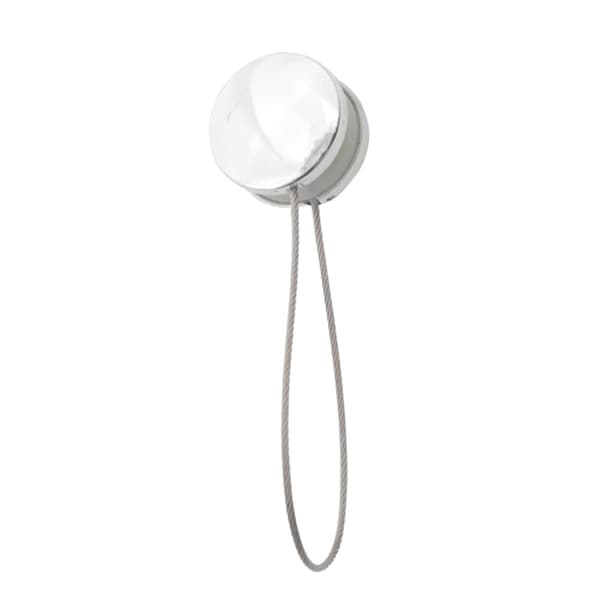 2st Magnetiska Gardiner Tieback Clip Spänne SILVER silver