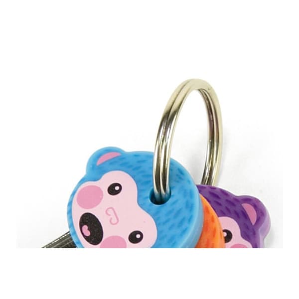 6 Stk Nøglekasse Nøglesæt Blå