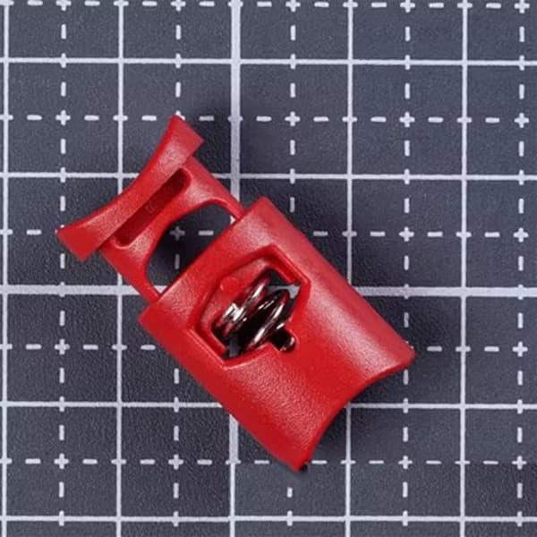 4 stk. webbing stropp spenne glider feste RØD Red