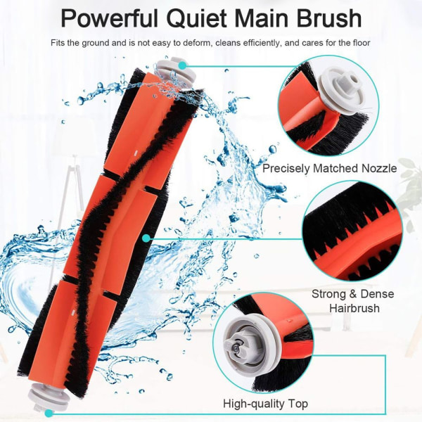 Til Xiaomi Dreame W10 Robotstøvsugertilbehør 4X side brush