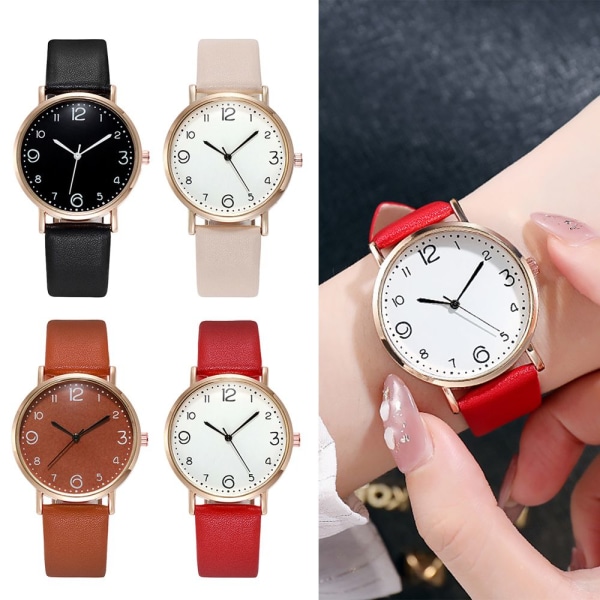 Naisten watch Quartz WristWatch BROWN Brown