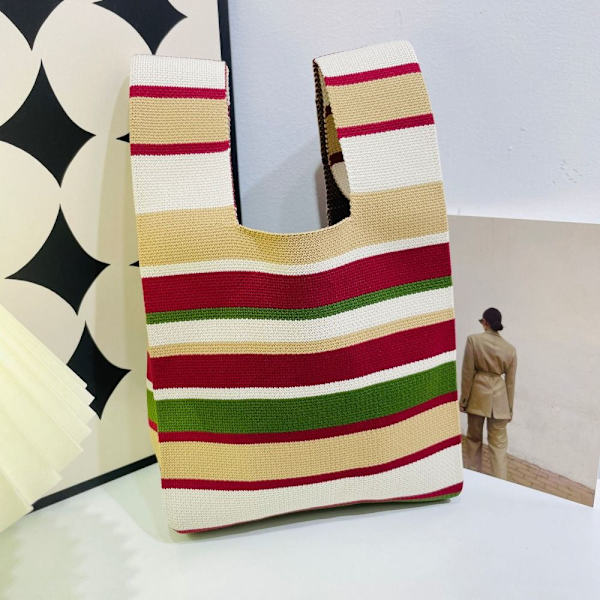 Knit Handbag Knot Wrist Bag 5 5 5