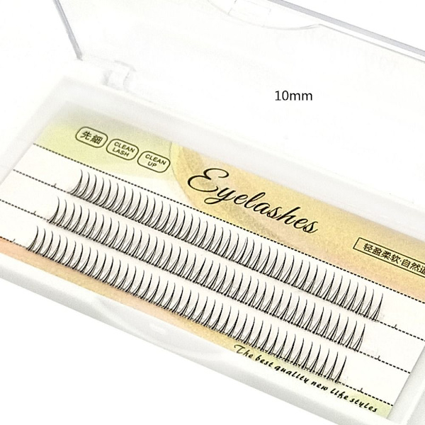 A Shape Eyelashes Yksittäiset ripset 10 mm 10mm