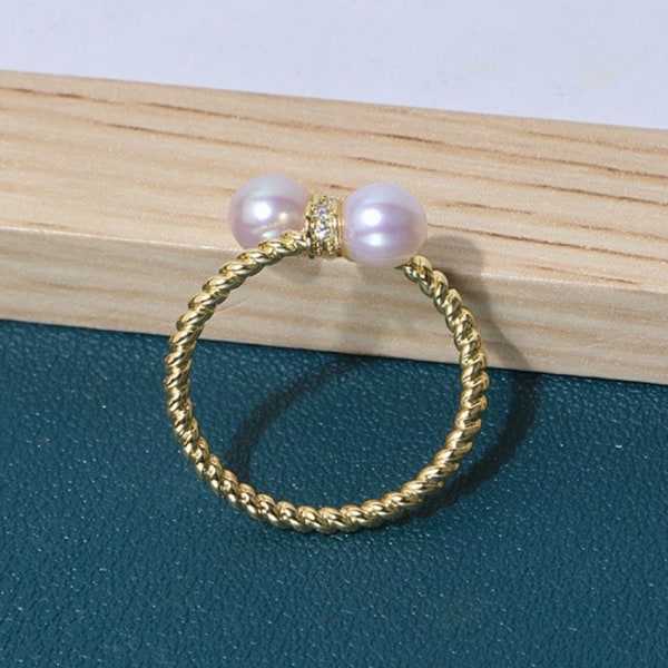 Pearl Ring Open Ring Korutarvikkeet