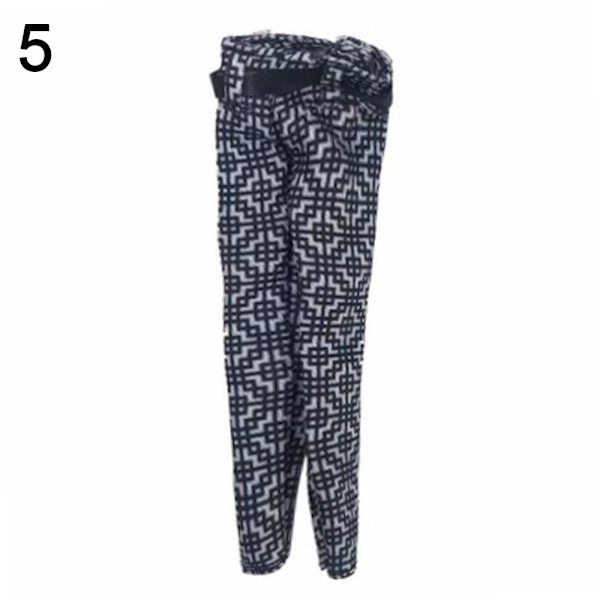 Floral Jeans Nahkahousut 5 5 5