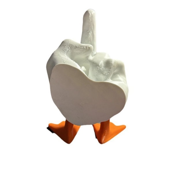 Resin Duck Figur mellomfinger And Statue Little Duck