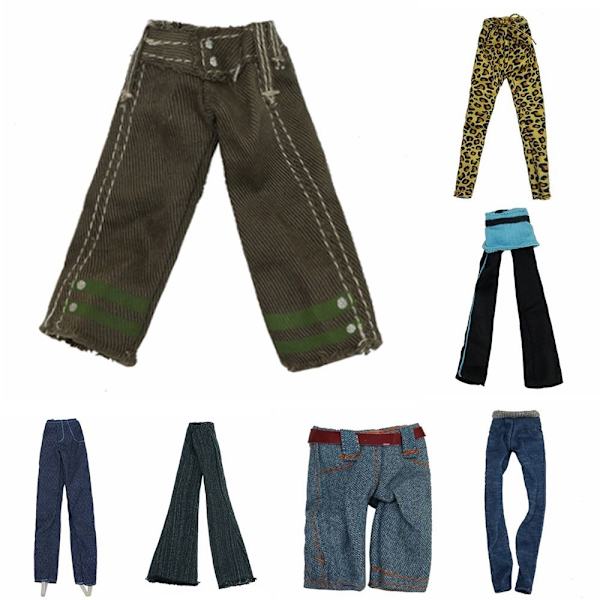 Floral Jeans Nahkahousut 2 2 2