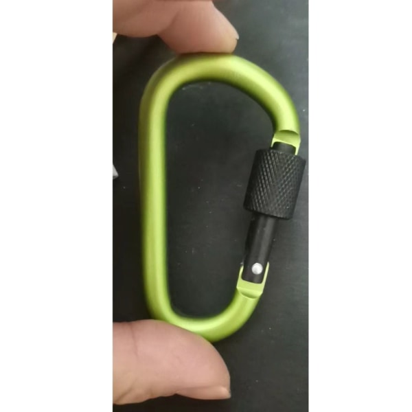 2kpl Outdoor Sports Carabiner -turvasolki avaimenperä 4 4 4