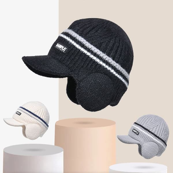 Beanies Hatte Strikket Hue GRÅ grey