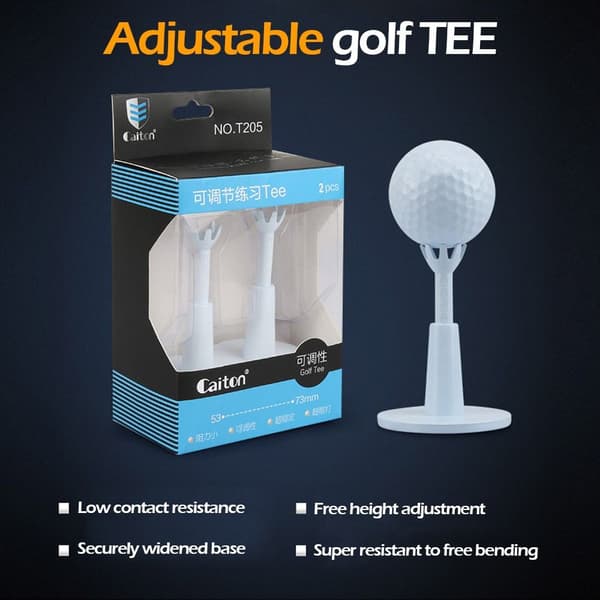 2 STK Golf Tees Golfholder Træningsværktøj