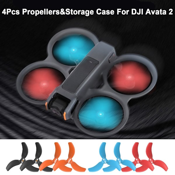 4stk Propeller Propeller Oppbevaringsboks BLÅ PROPELLER BLÅ Blue Propellers