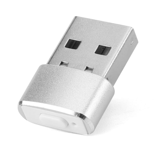USB Mouse Jiggler Mouse Mover SØLV Silver