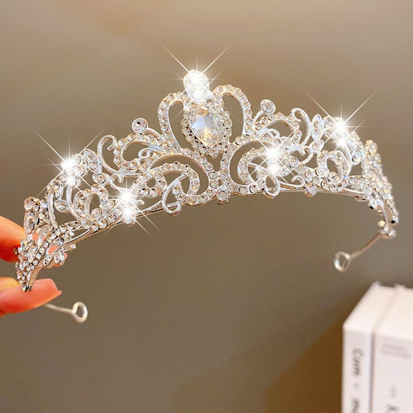 Princess Crown Tiaras Pandebånd STYLE 5 STYLE 5 Style 5
