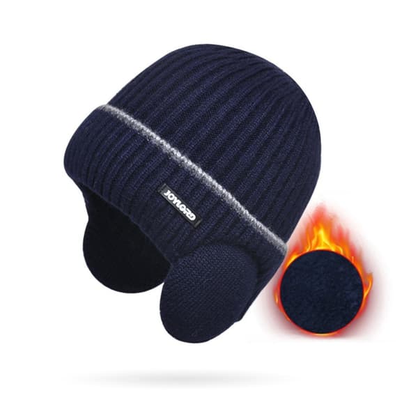 Vinterstickad mössa Cap MARINBLÅ Navy Blue