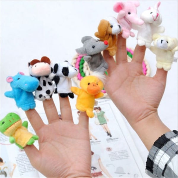 Børne Finger Dukke Finger Plys Legetøj B B B