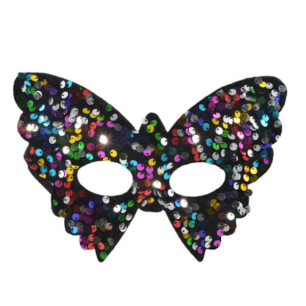 Halloween Mask Makeup Ball Mask LJUSBLÅ light blue