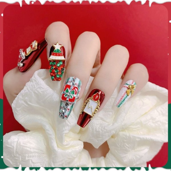 Christmas Nail Art Charms Nail Art dekorasjon 1 1 1