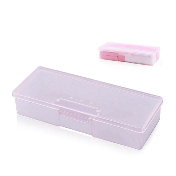 Nail Art Förvaringslåda Nageltillbehör Organizer ROSA pink
