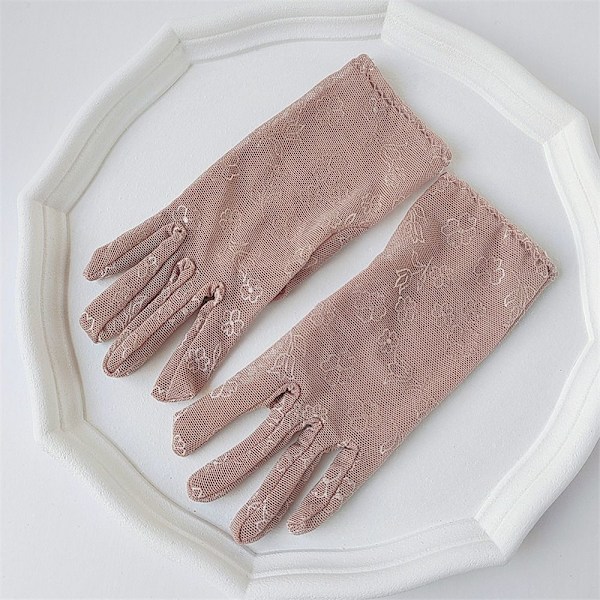 Sun Protection Gloves Short Gloves PINK pink