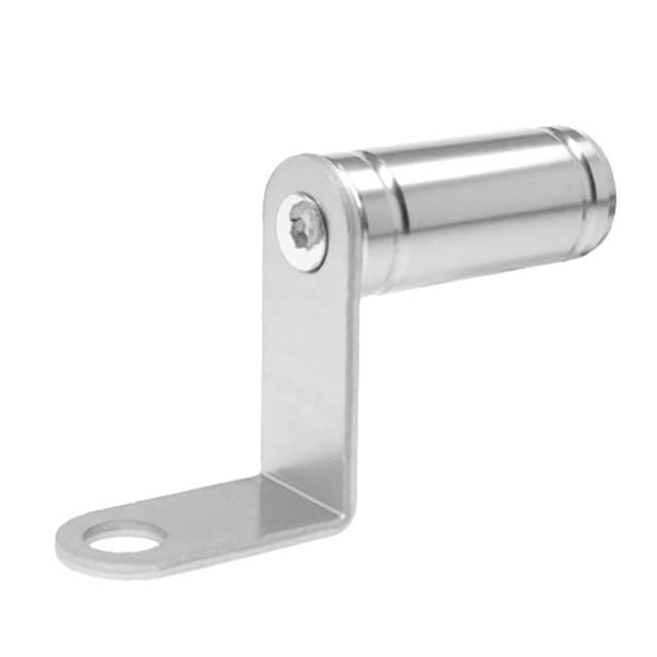Backspegelförlängningsfäste Hållare Klämma SILVER Silver