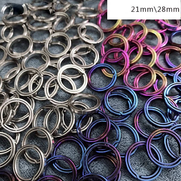 Nyckelringar Nyckelringar Spänne Hänge SILVER 28MM Silver 28mm