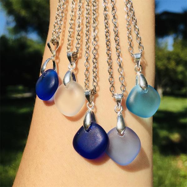 Sea Glass kaulakoru ketju kaulakoru SILVER 3 SILVER 3 Silver 3