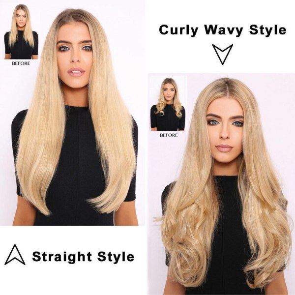 Curly Clip Hårklämma Gardin Fem hårklämmor STYLE 4 STYLE 4 Style 4