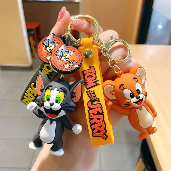 Tom and Jerry Bag Pendant Keyring C