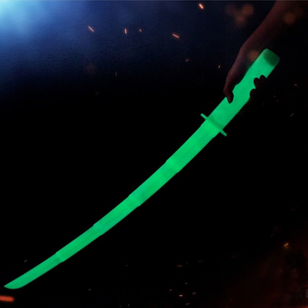 3D Gravity Katana Toys 3D Printing Fidget Samurai Toy Green-luminous