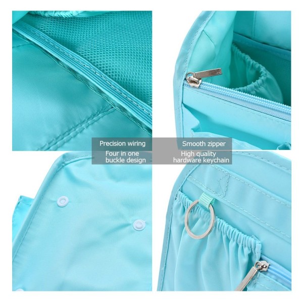 Ryggsekk Innsats Bag Oppbevaringsveske LYS BLÅ LYS BLÅ Light Blue