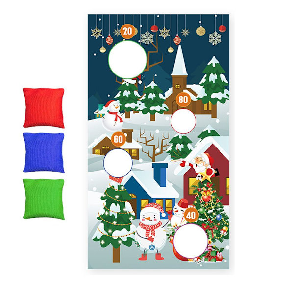 Julkastningsspel Flaggaspel Bean Bags Safe Tossing