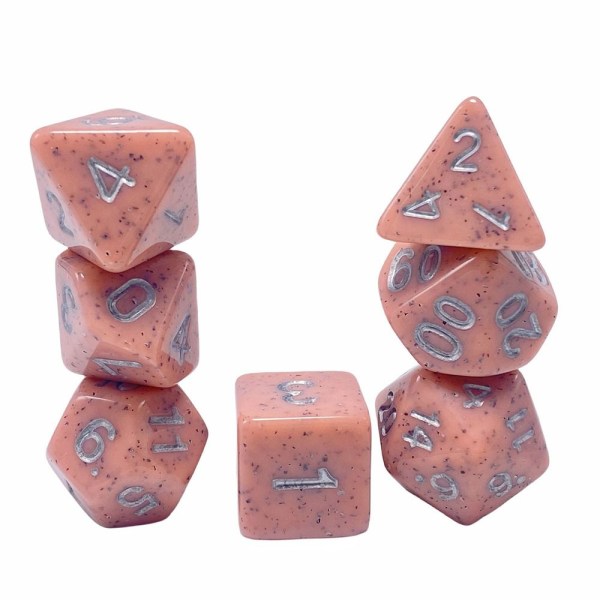 7 kpl / set DND Dice Polyhedral Dice STYLE 1 STYLE 1 Style 1