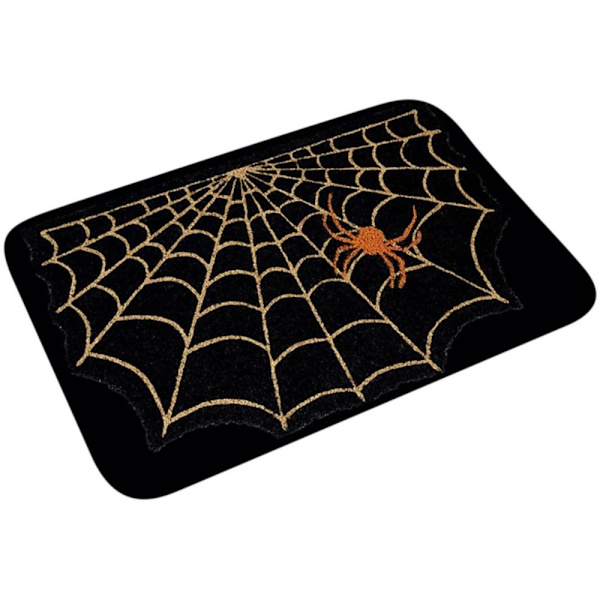 Happy Halloween Door Matt Spider Web -matto 1 1 1