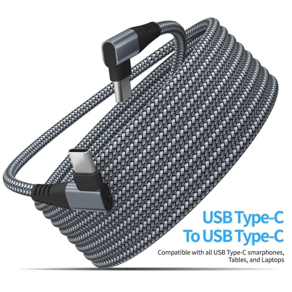 USB C Til USB C-ledning Kabel GRÅ 2MSTYLE2 STYLE2 Grey 2mStyle2-Style2