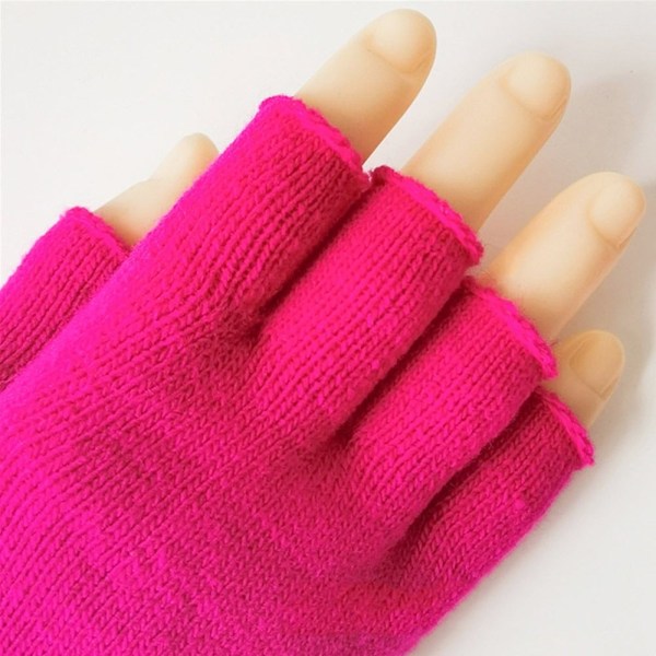 Neulotut käsineet Pitkät lapaset ROSE RED Rose red