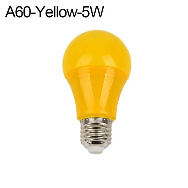Led Fargerike A60-YELLOW-5W A60-YELLOW-5W A60-Yellow-5W