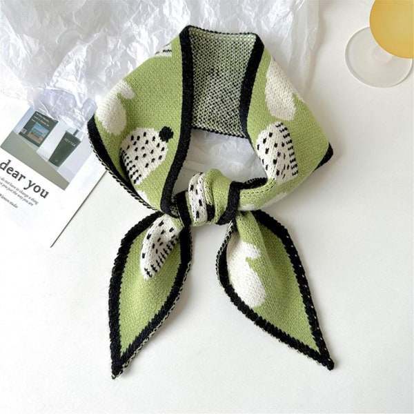 Liten Scarf Stickad Sjal Scarf ROSA pink