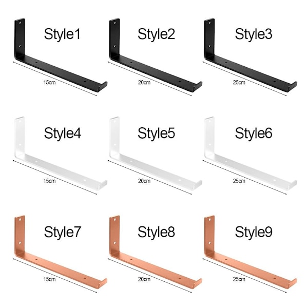 Høyrevinkelbrakett Skrivebordshylle STYLE 3 STYLE 3 Style 3