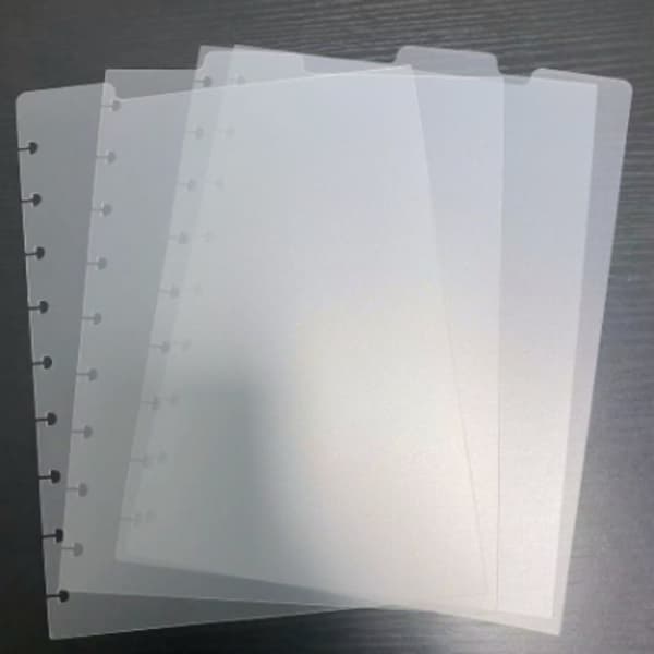 4 STK Binder Indeks Indeks Side Faner Binder Indeks Inddeler