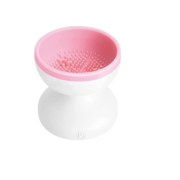 Meikkiharjan puhdistuskone kosmeettisen harjan puhdistustyökalu PINK Pink