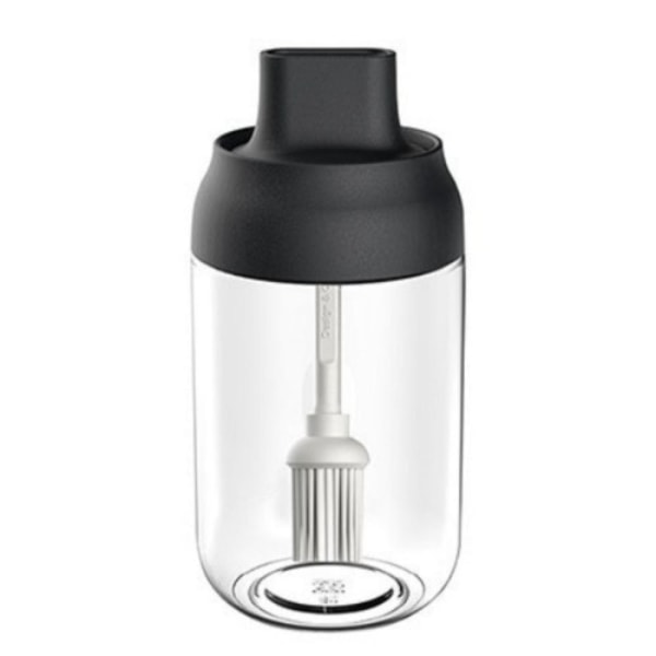 Kryddburk i glas SVART C C black C-C