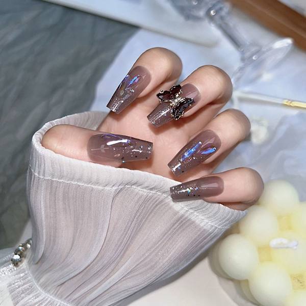 Fake Nails Short Square P016A-4 P016A-4 P016A-4