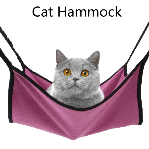 2kpl Cat Hammock Cat Bed PINK M pink M