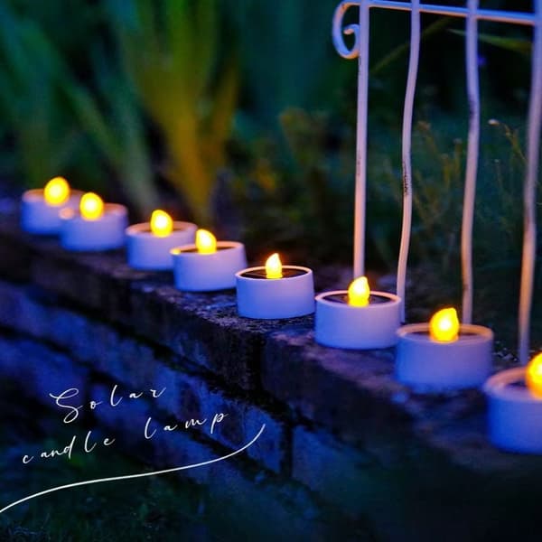 2 STK Solenergi LED-lys VARM HVIT 2 STK 2 STK Warm White 2Pcs-2Pcs