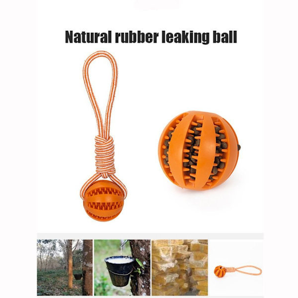 Hundelegetøj behandle bolde ORANGE M orange m